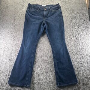 Denizen from Levi's Jeans Womens 16 Blue Cotton Denim Bootcut Faded Mid Rise